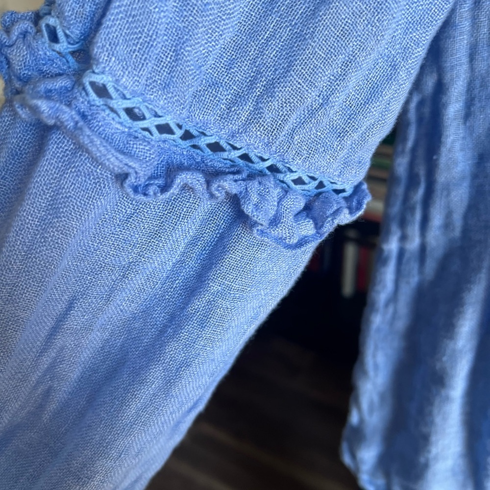 SUNDANCE - Periwinkle Blue Women's Top - Picture 6 of 9